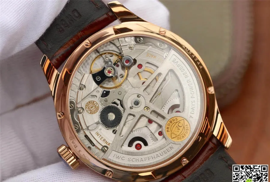 IWC Portugieser IW503504 ZF Factory 1:1 Best Edition Replica Watch Brown Leather Strap