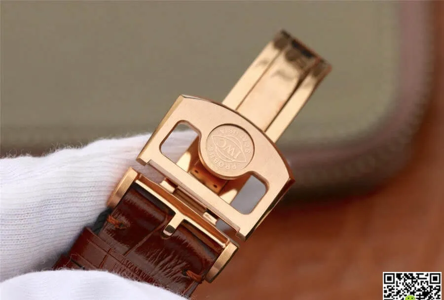 IWC Portugieser IW503504 ZF Factory 1:1 Best Edition Replica Watch Brown Leather Strap