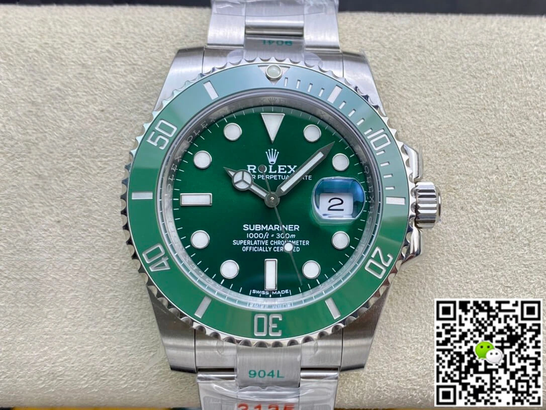 Rolex Submariner 116610LV-97200 ZF Factory 1:1 Best Edition Replica Watch Green Dial Stainless Steel Strap Swiss ETA3135