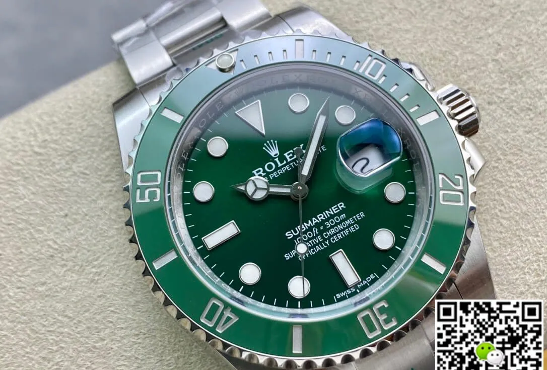 Rolex Submariner 116610LV-97200 ZF Factory 1:1 Best Edition Replica Watch Green Dial Stainless Steel Strap Swiss ETA3135