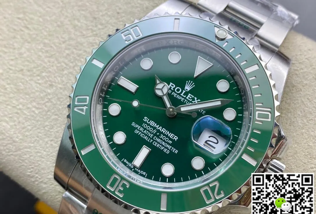 Rolex Submariner 116610LV-97200 ZF Factory 1:1 Best Edition Replica Watch Green Dial Stainless Steel Strap Swiss ETA3135