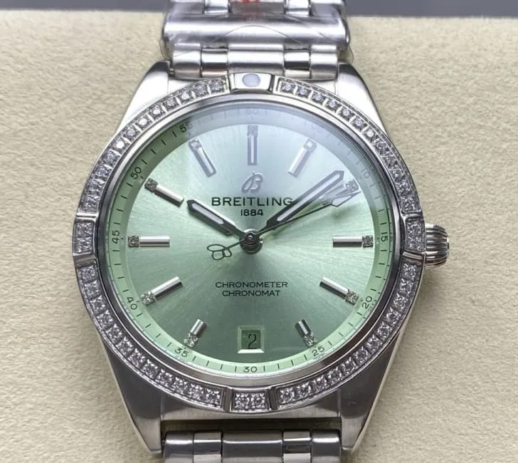 BLS Factory Breitling Mechanical Chronograph A10380591L1A1 1:1 Best Edition Replica Watch