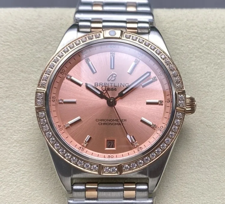 BLS Factory Breitling Mechanical Chronograph U10380591K1U1 1:1 Best Edition Replica Watch