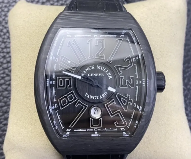 ABF Factory Franck Muller MEN’S COLLECTION V45 CH SC CARBON 1:1 Best Edition Replica Watch