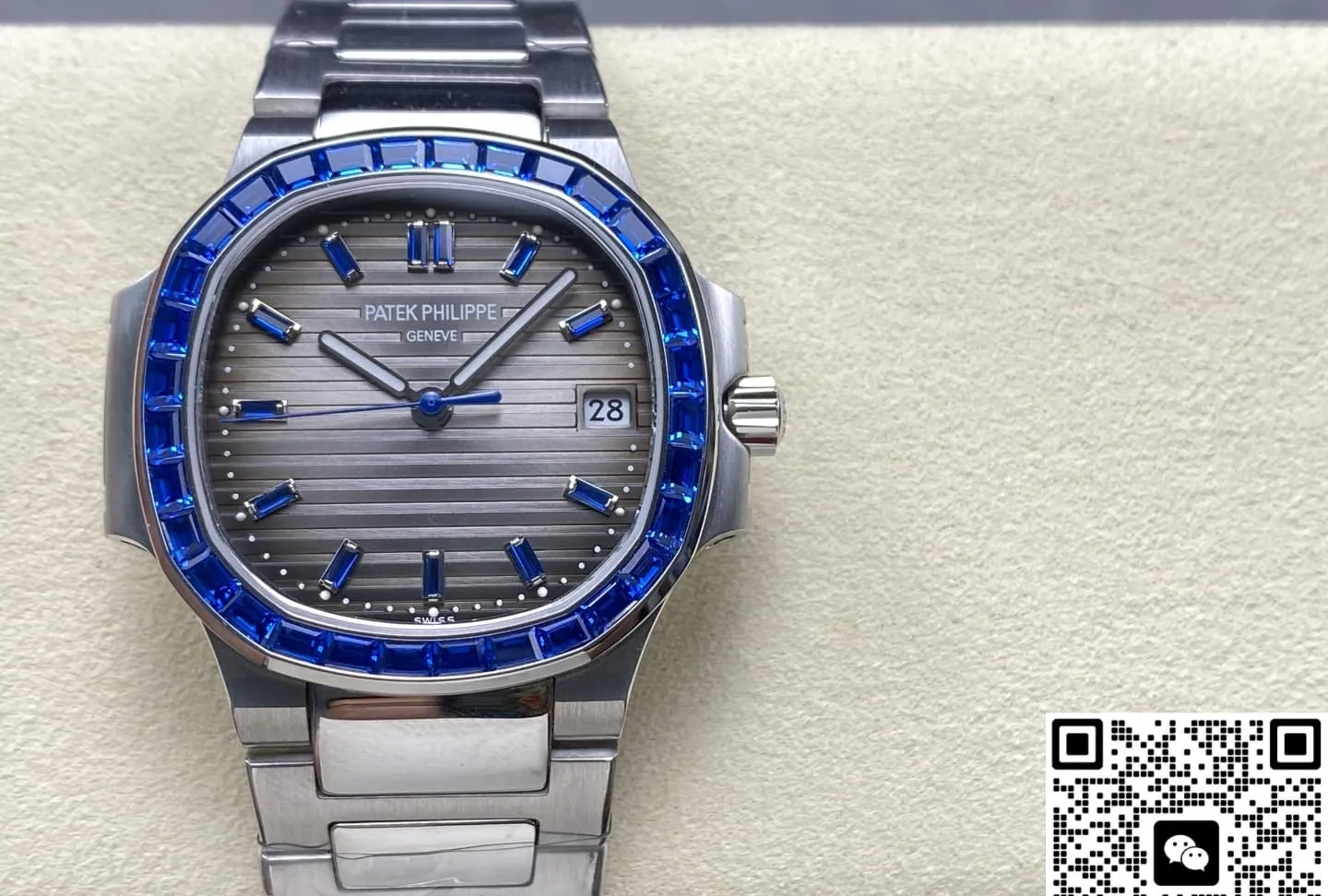 GR Factory Patek Philippe Nautilus 5711 diamond-set bezel 1:1 Best Edition Replica Watch