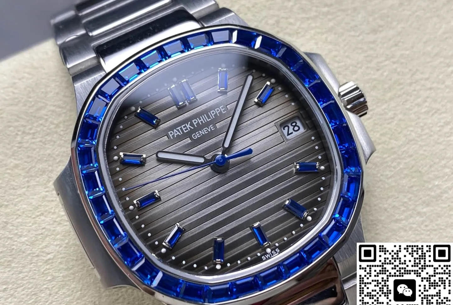 GR Factory Patek Philippe Nautilus 5711 diamond-set bezel 1:1 Best Edition Replica Watch