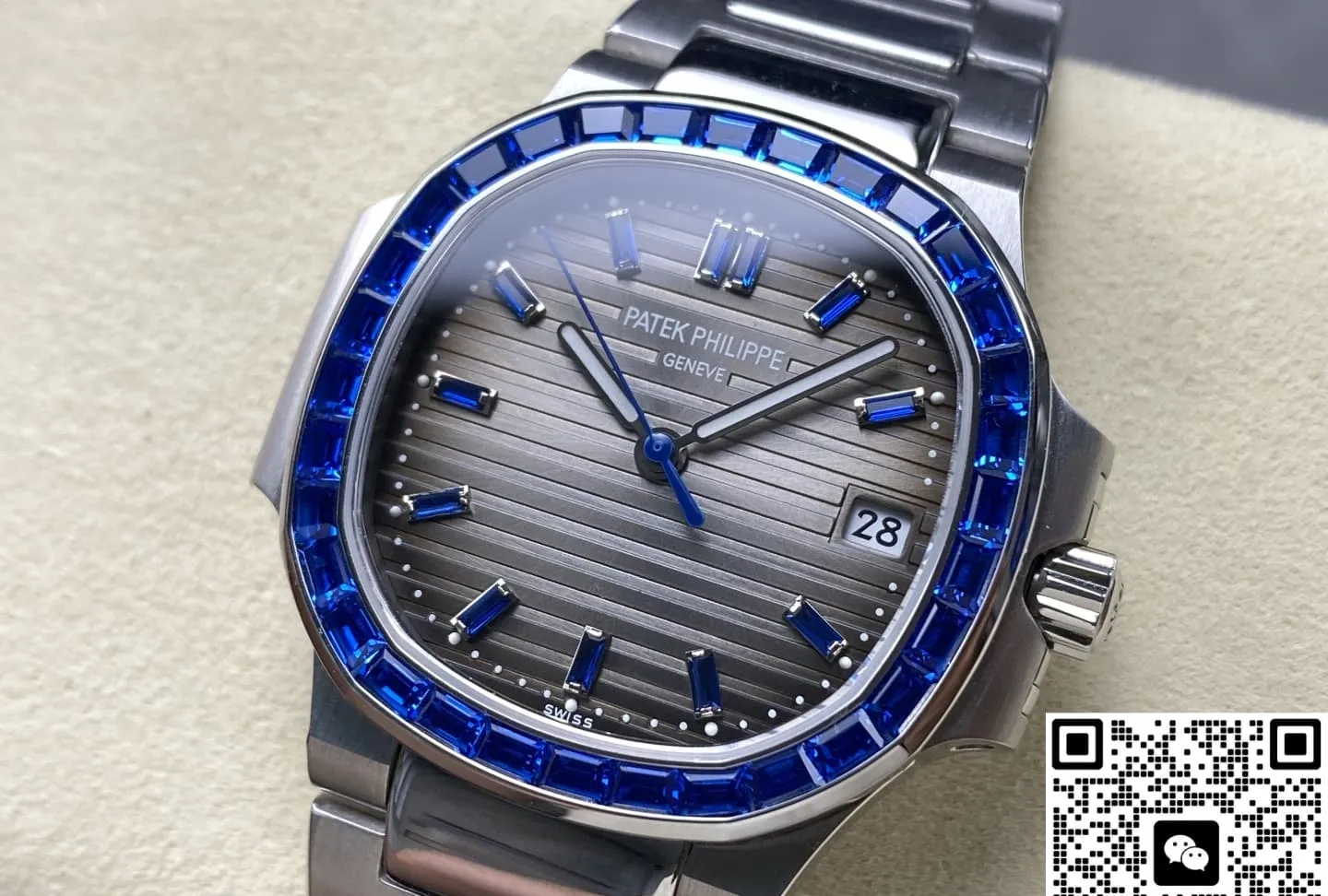 GR Factory Patek Philippe Nautilus 5711 diamond-set bezel 1:1 Best Edition Replica Watch