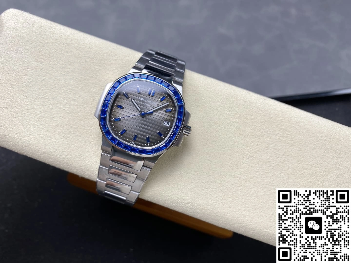 GR Factory Patek Philippe Nautilus 5711 diamond-set bezel 1:1 Best Edition Replica Watch
