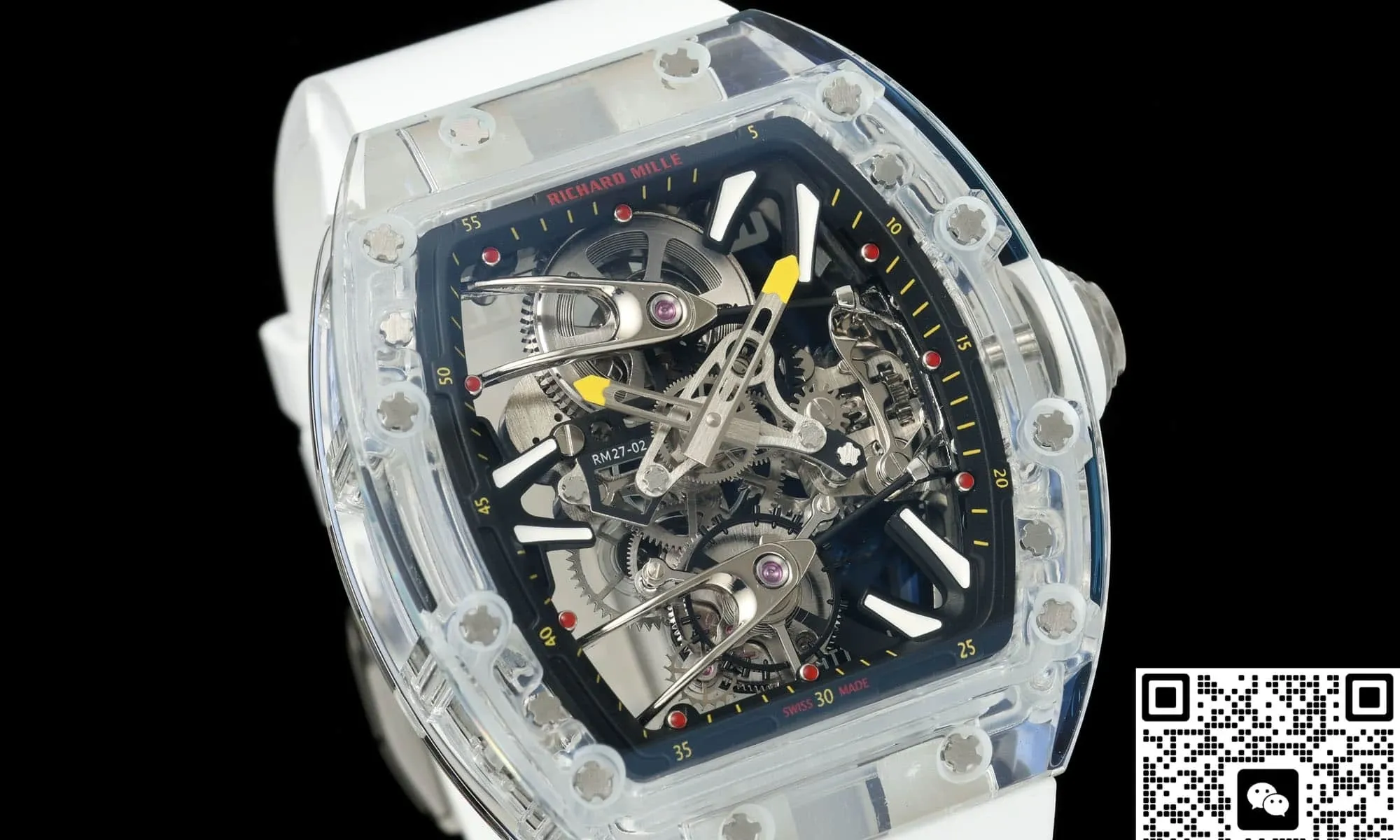 RM Factory Richard Mille RM27-02 Tourbillon Skeleton dial 1:1 Best Edition Replica Watch