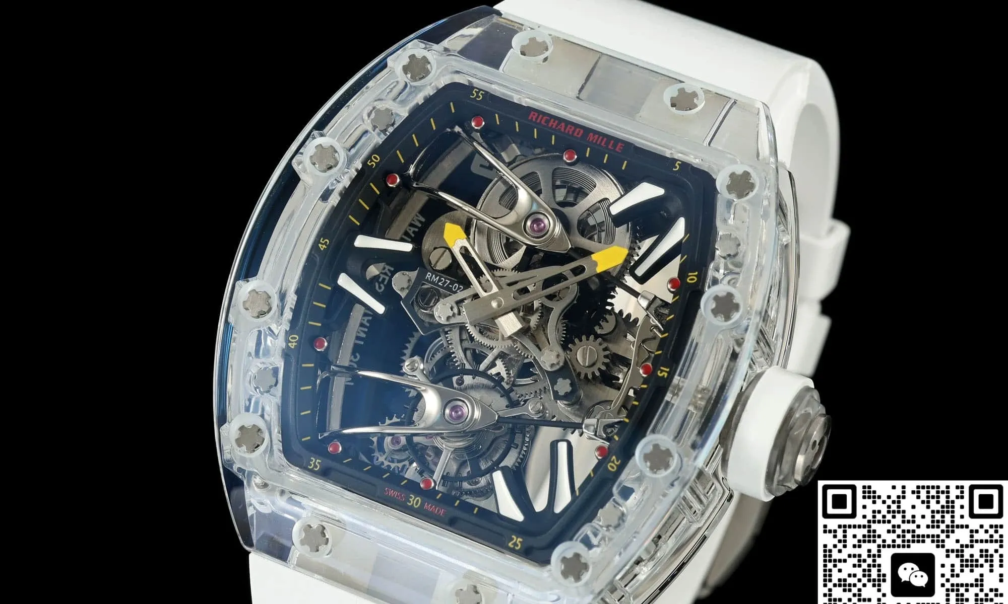 RM Factory Richard Mille RM27-02 Tourbillon Skeleton dial 1:1 Best Edition Replica Watch
