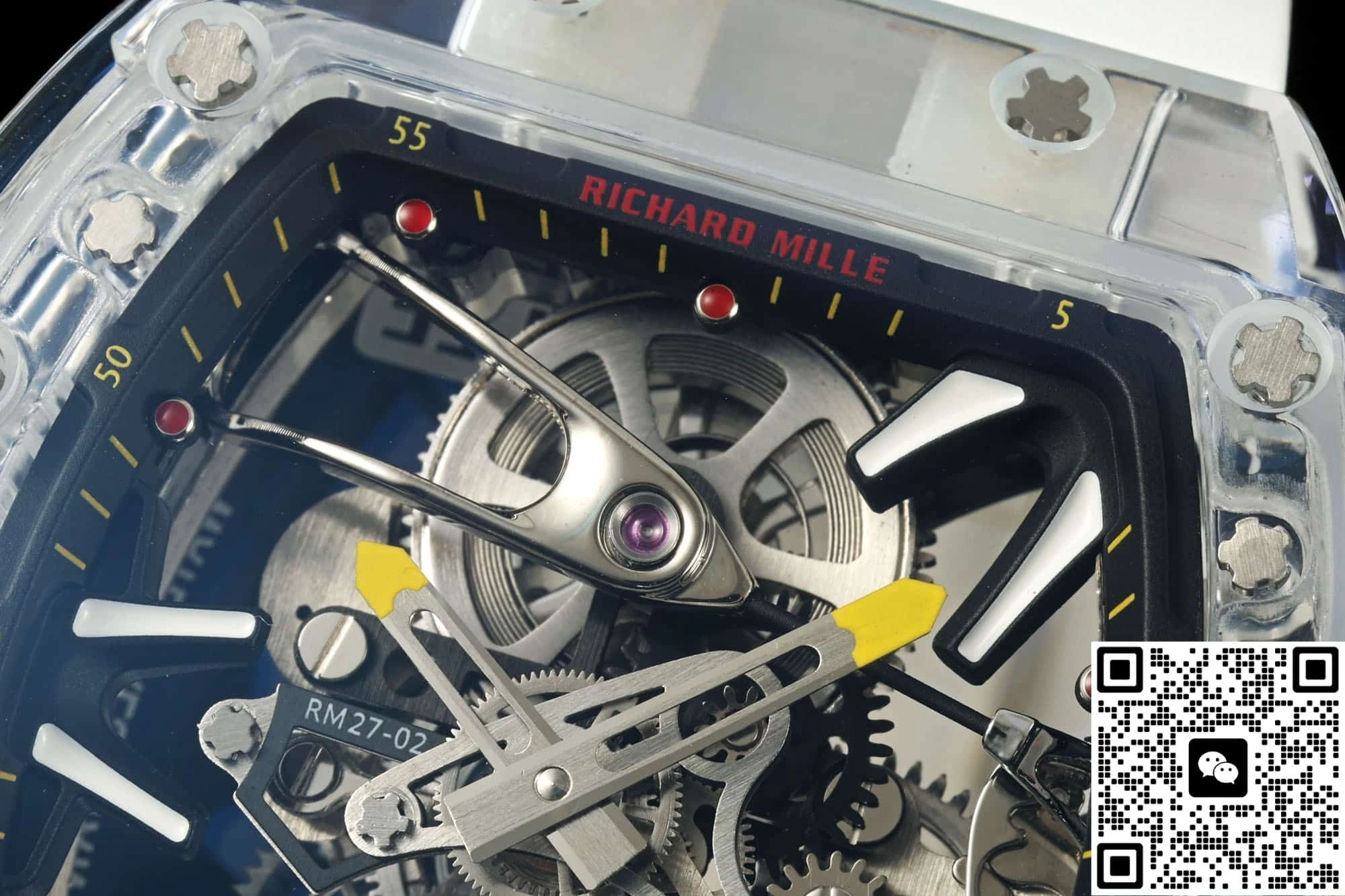 RM Factory Richard Mille RM27-02 Tourbillon Skeleton dial 1:1 Best Edition Replica Watch