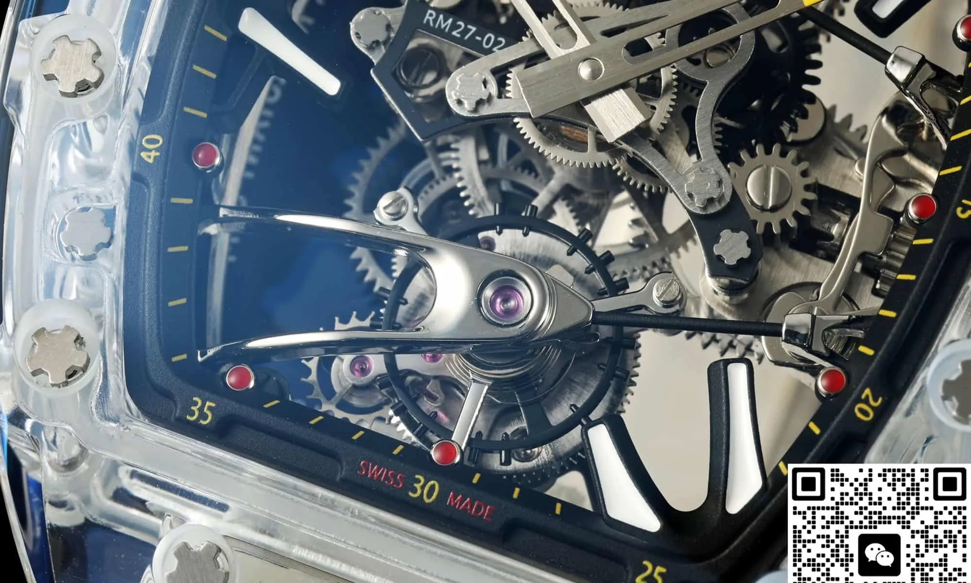 RM Factory Richard Mille RM27-02 Tourbillon Skeleton dial 1:1 Best Edition Replica Watch