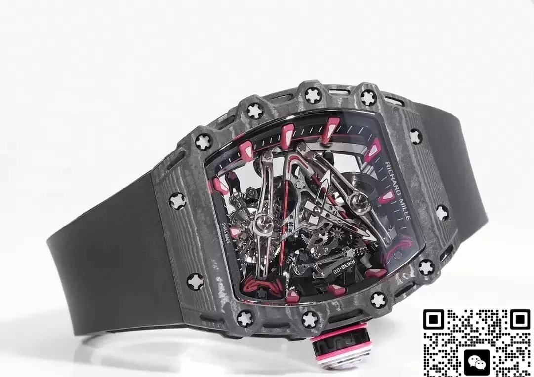 RM Factory Richard Mille RM38-02 Tourbillon Black ceramic 1:1 Best Edition Replica Watch