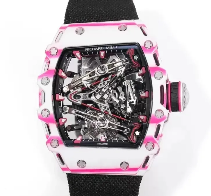 RM Factory Richard Mille RM38-02 Tourbillon Skeleton dial 1:1 Best Edition Replica Watch