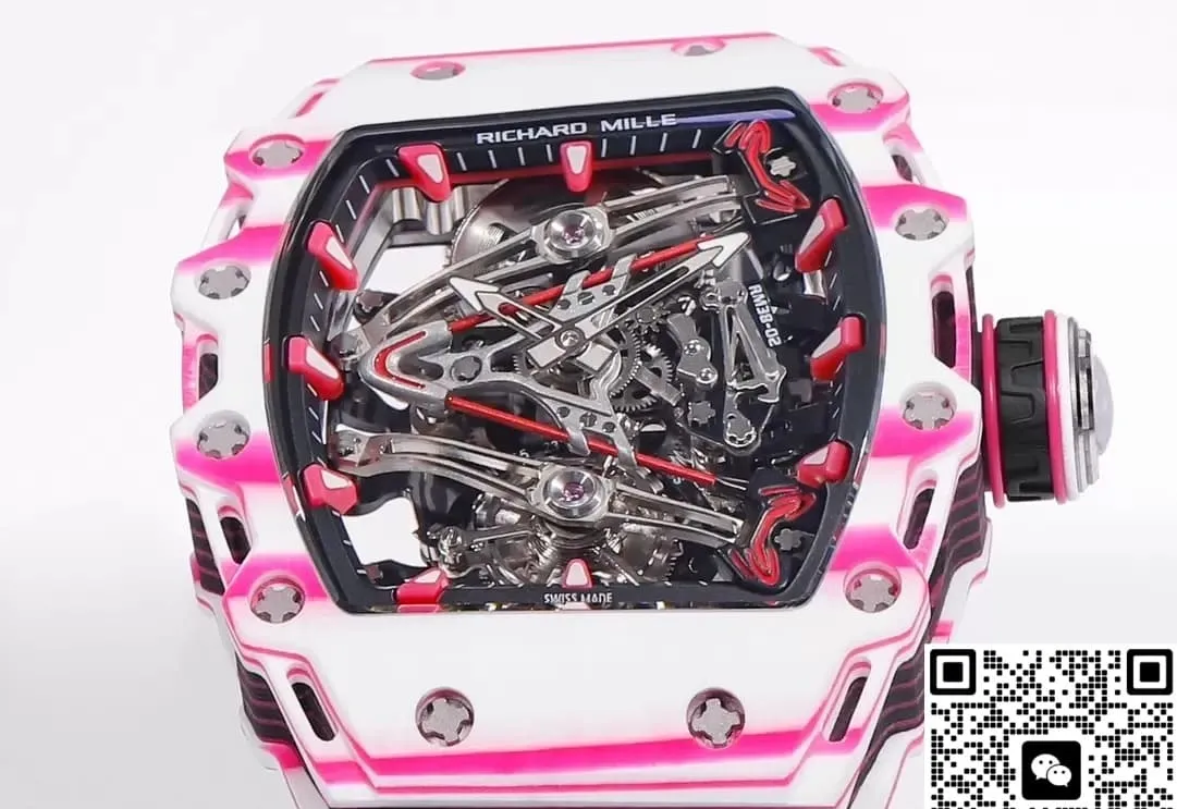 RM Factory Richard Mille RM38-02 Tourbillon Skeleton dial 1:1 Best Edition Replica Watch