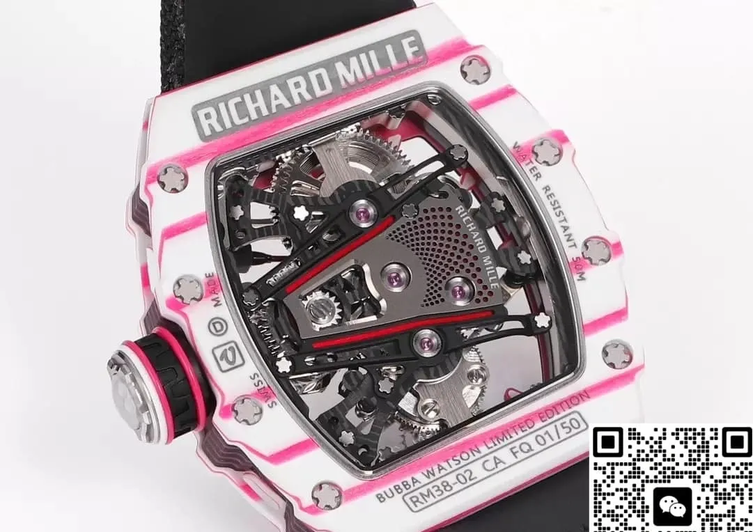 RM Factory Richard Mille RM38-02 Tourbillon Skeleton dial 1:1 Best Edition Replica Watch