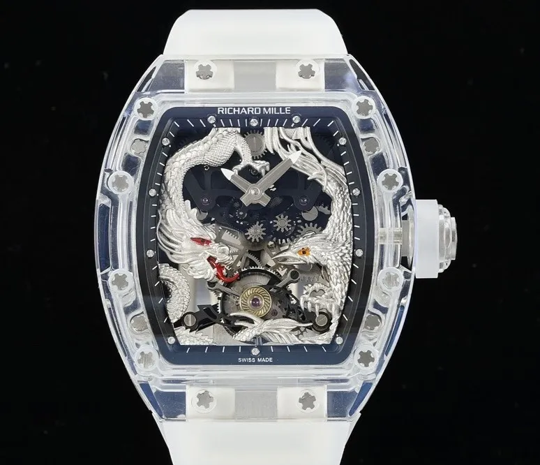RM Factory Richard Mille Tourbillon RM57-01 Skeleton Dial 1:1 Best Edition Replica Watch