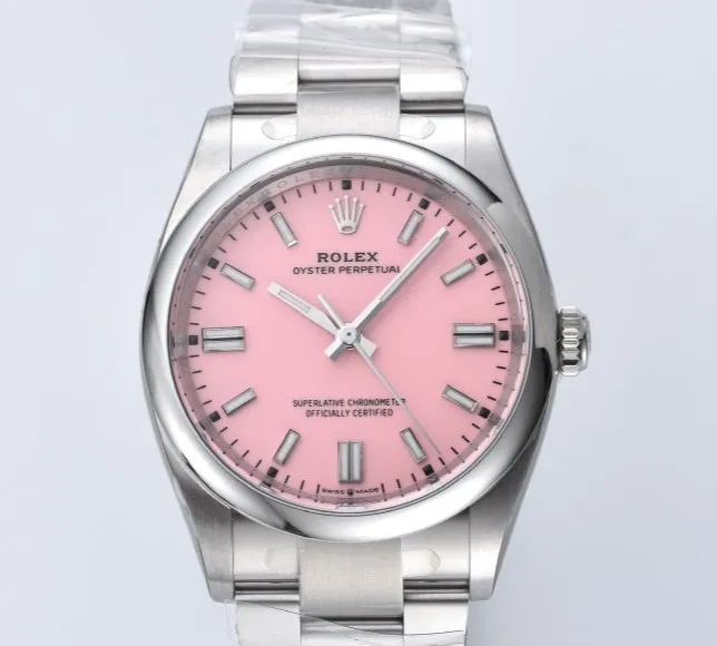 Victory Factory Rolex Oyster Perpetual M126000-0008 Candy Pink 1:1 Best Edition Replica Watch