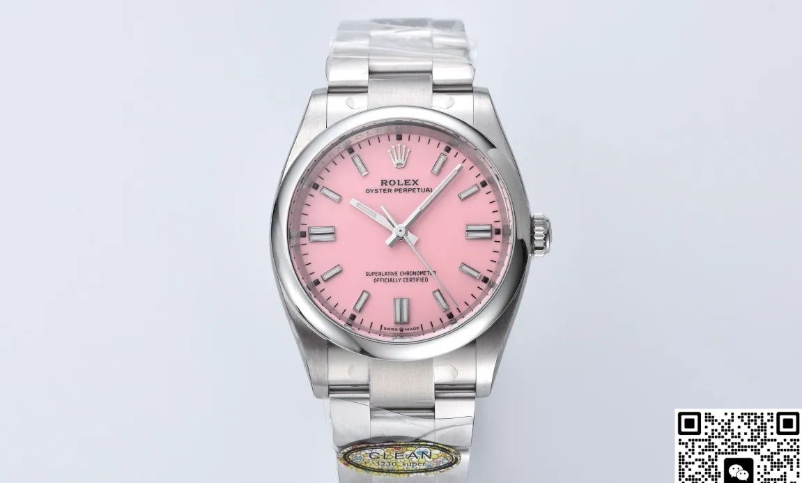 Victory Factory Rolex Oyster Perpetual M126000-0008 Candy Pink 1:1 Best Edition Replica Watch