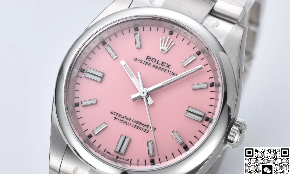Victory Factory Rolex Oyster Perpetual M126000-0008 Candy Pink 1:1 Best Edition Replica Watch