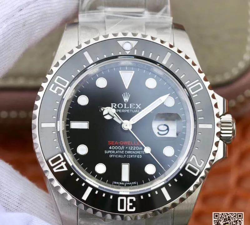 Rolex Sea-Dweller 126600 43mm Noob Factory V9 Version 1:1 Best Edition Replica Watch Swiss ETA3235 Stainless Steel Strap