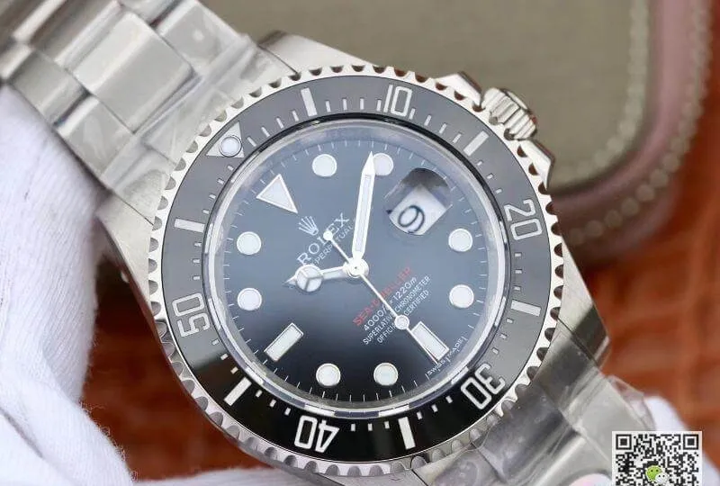 Rolex Sea-Dweller 126600 43mm Noob Factory V9 Version 1:1 Best Edition Replica Watch Swiss ETA3235 Stainless Steel Strap