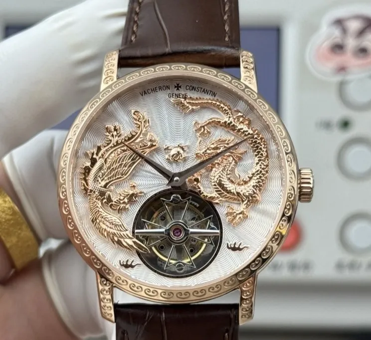 ANT Factory Vacheron Constantin Tourbillon 6040T-000R-B959 1:1 Best Edition Replica Watch