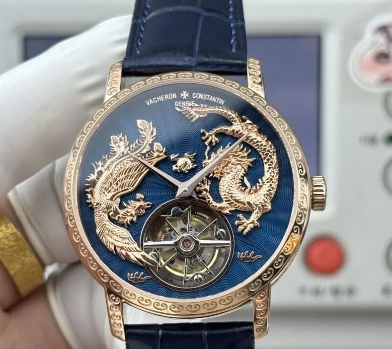 ANT Factory Vacheron Constantin Tourbillon 6040T-000R-B960 1:1 Best Edition Replica Watch