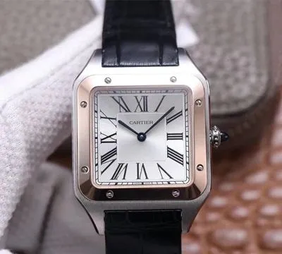 Cartier Santos W2SA0017 F1 Factory 1:1 Best Edition Replica Watch Silver Dial Swiss ETA430 MC