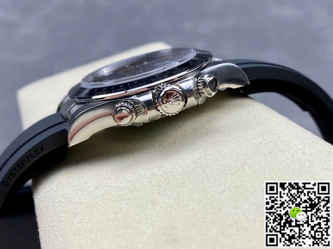 Rolex Cosmograph Daytona 116509 Clean Factory 1:1 Best Edition Replica Watch Black Strap