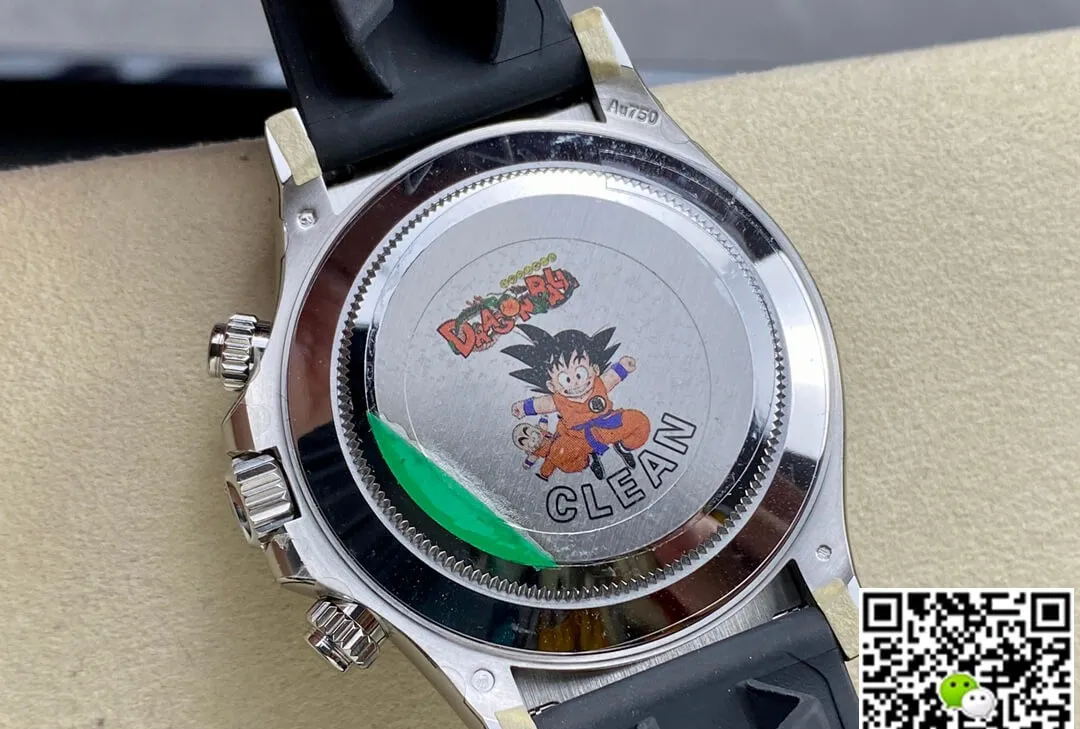 Rolex Cosmograph Daytona 116509 Clean Factory 1:1 Best Edition Replica Watch Black Strap