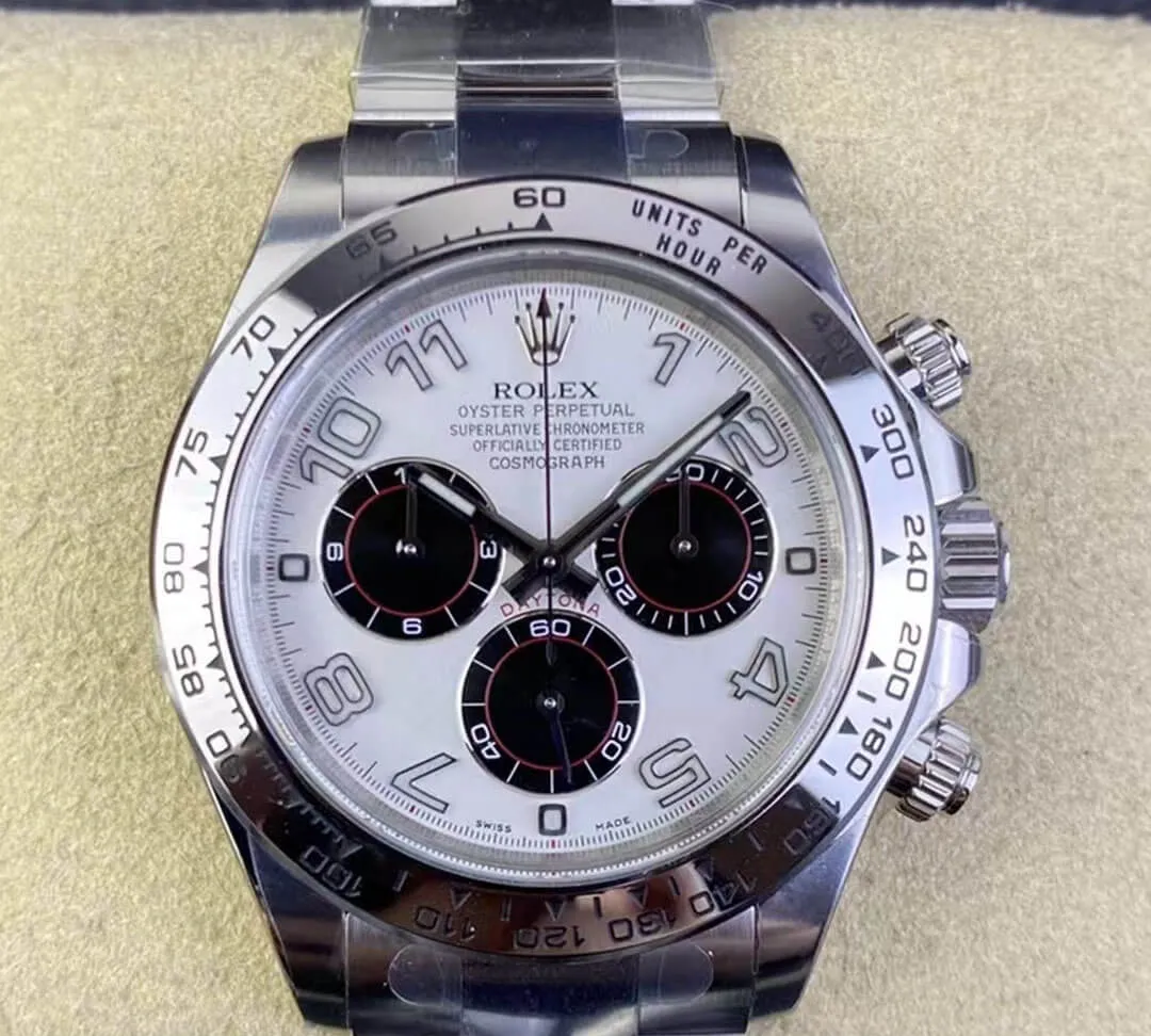 Rolex Cosmograph Daytona Clean Factory 1:1 Best Edition Replica Watch V3 Stainless Steel