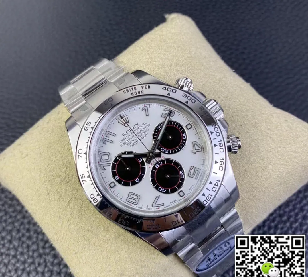 Rolex Cosmograph Daytona Clean Factory 1:1 Best Edition Replica Watch V3 Stainless Steel