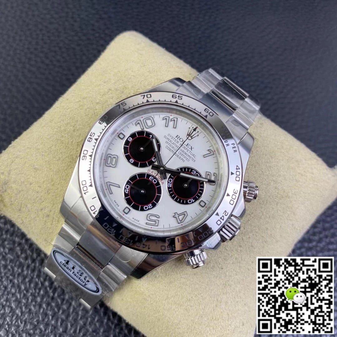 Rolex Cosmograph Daytona Clean Factory 1:1 Best Edition Replica Watch V3 Stainless Steel