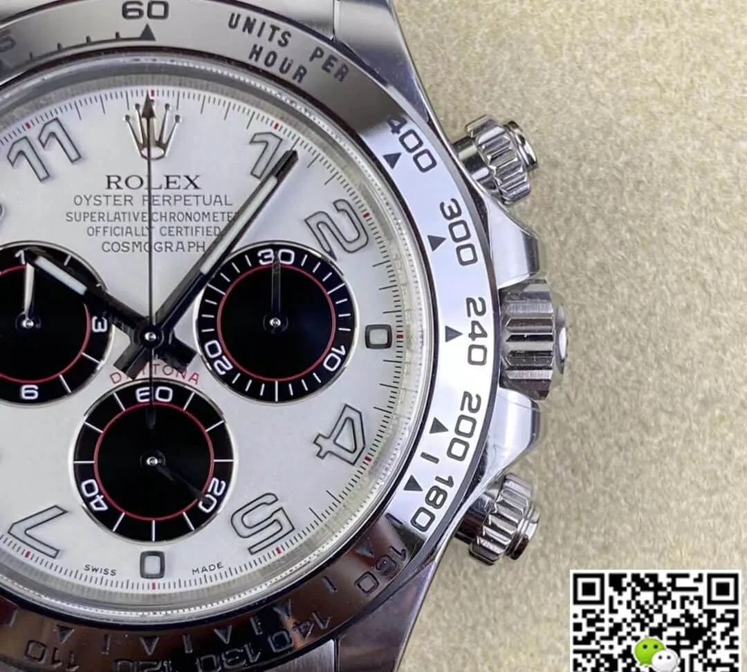 Rolex Cosmograph Daytona Clean Factory 1:1 Best Edition Replica Watch V3 Stainless Steel
