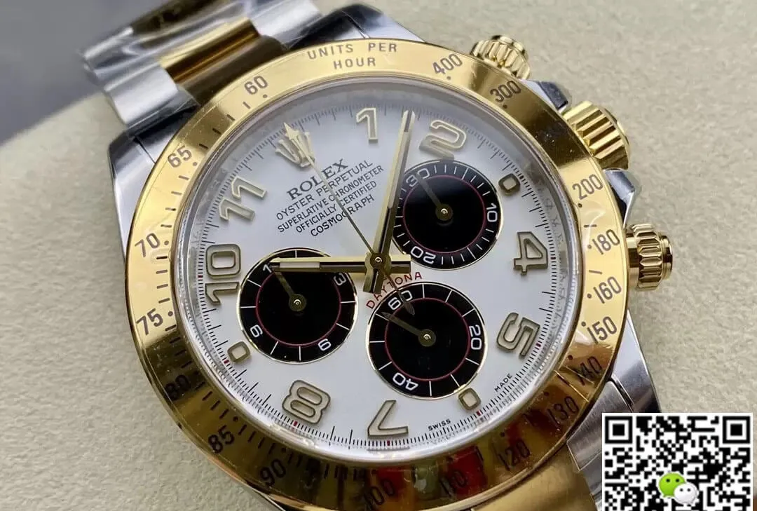 Rolex Cosmograph Daytona M116523 Clean Factory 1:1 Best Edition Replica Watch White Dial