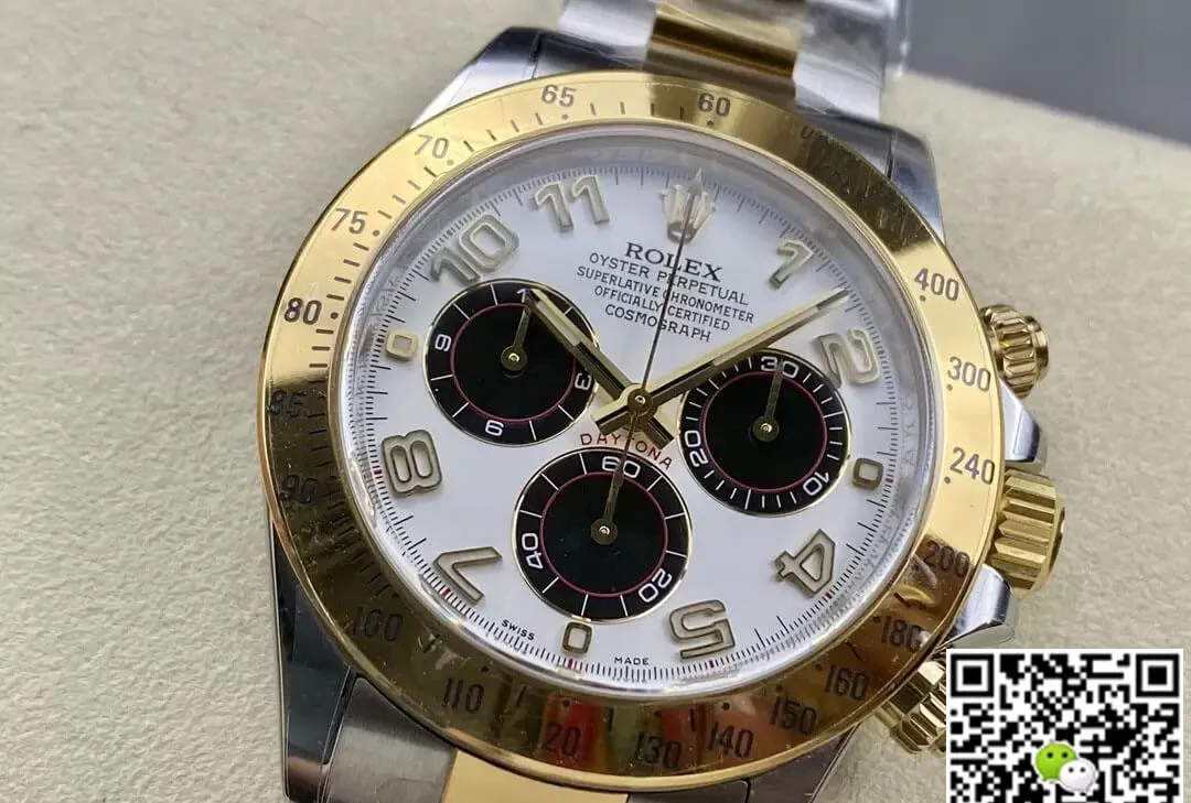 Rolex Cosmograph Daytona M116523 Clean Factory 1:1 Best Edition Replica Watch White Dial
