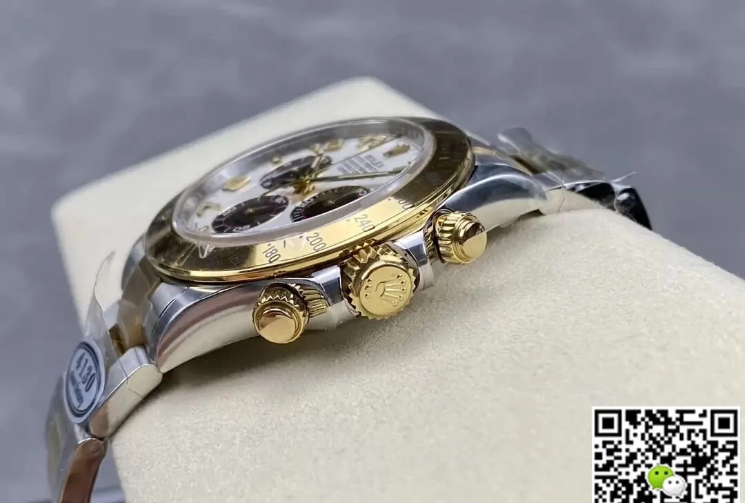 Rolex Cosmograph Daytona M116523 Clean Factory 1:1 Best Edition Replica Watch White Dial