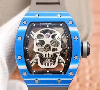 Richard Mille RM052-01 Tourbillon JB Factory 1:1 Best Edition Replica Watch Blue Ceramic Swiss Tourbillon