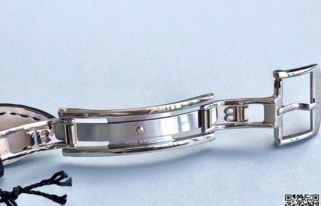 Blancpain Villeret 6551-1127-55B ZF Factory 1:1 Best Edition Replica Watch Black Strap