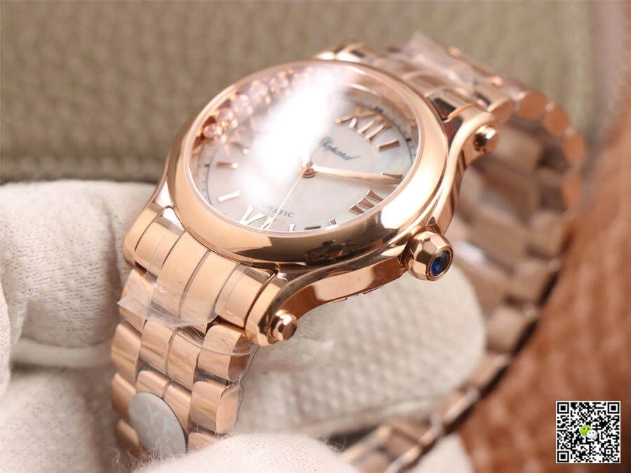 Chopard Happy Sport 274808-5002 YF Factory 1:1 Best Edition Replica Watch Gold Strap