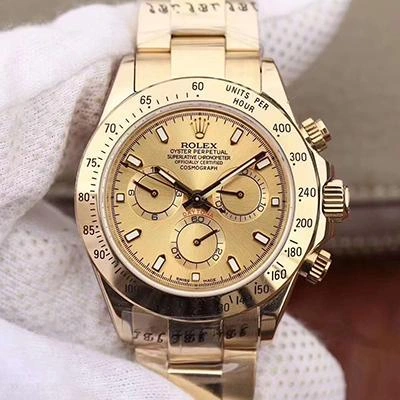Rolex Daytona Cosmograph 116503 JH Factory 1:1 Best Edition Replica Watch Swiss ETA7750 18K Gold Plated