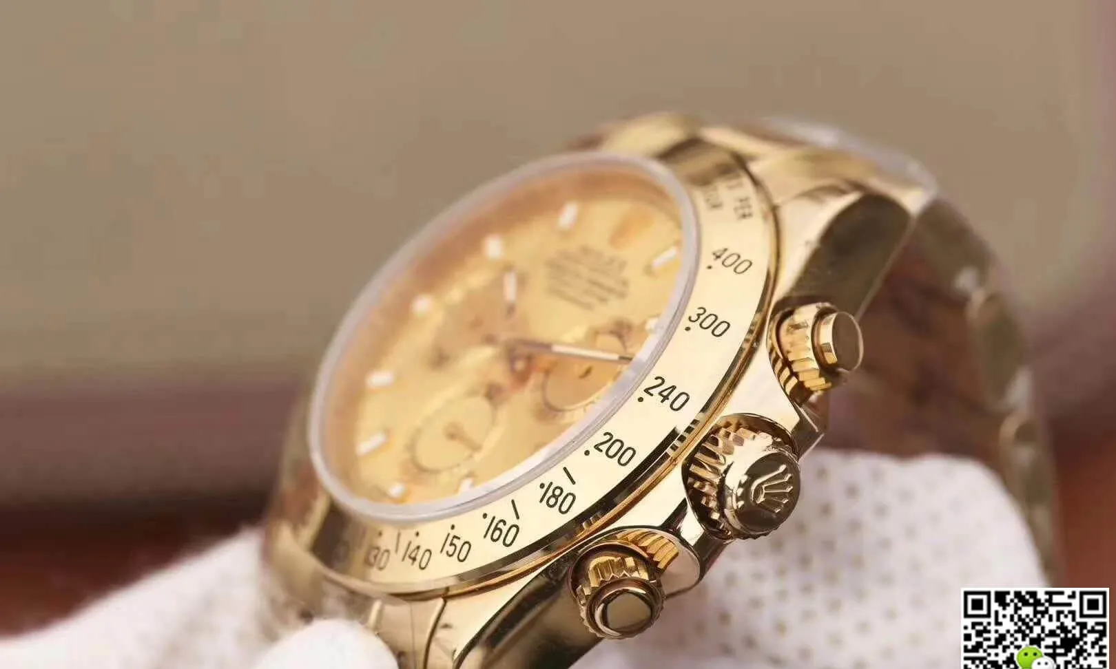 Rolex Daytona Cosmograph 116503 JH Factory 1:1 Best Edition Replica Watch Swiss ETA7750 18K Gold Plated