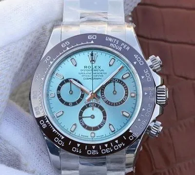 Rolex Daytona Cosmograph 116506 Noob Factory 1:1 Best Edition Replica Watch Swiss ETA4130 Ice Blue Dial