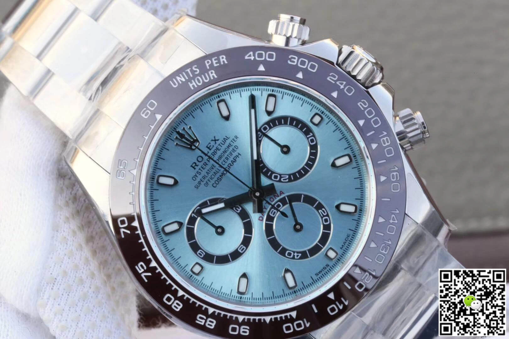 Rolex Daytona Cosmograph 116506 Noob Factory 1:1 Best Edition Replica Watch Swiss ETA4130 Ice Blue Dial