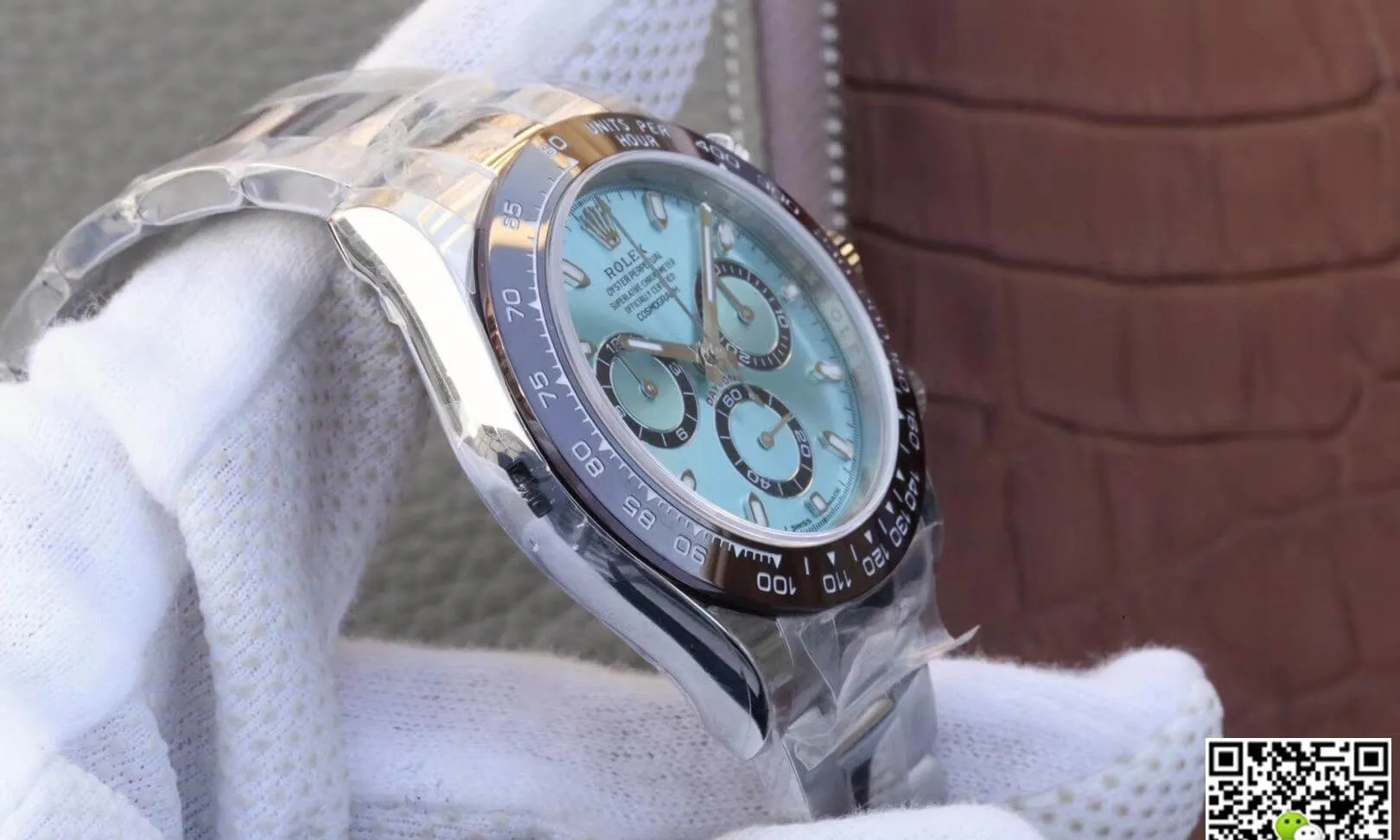 Rolex Daytona Cosmograph 116506 Noob Factory 1:1 Best Edition Replica Watch Swiss ETA4130 Ice Blue Dial