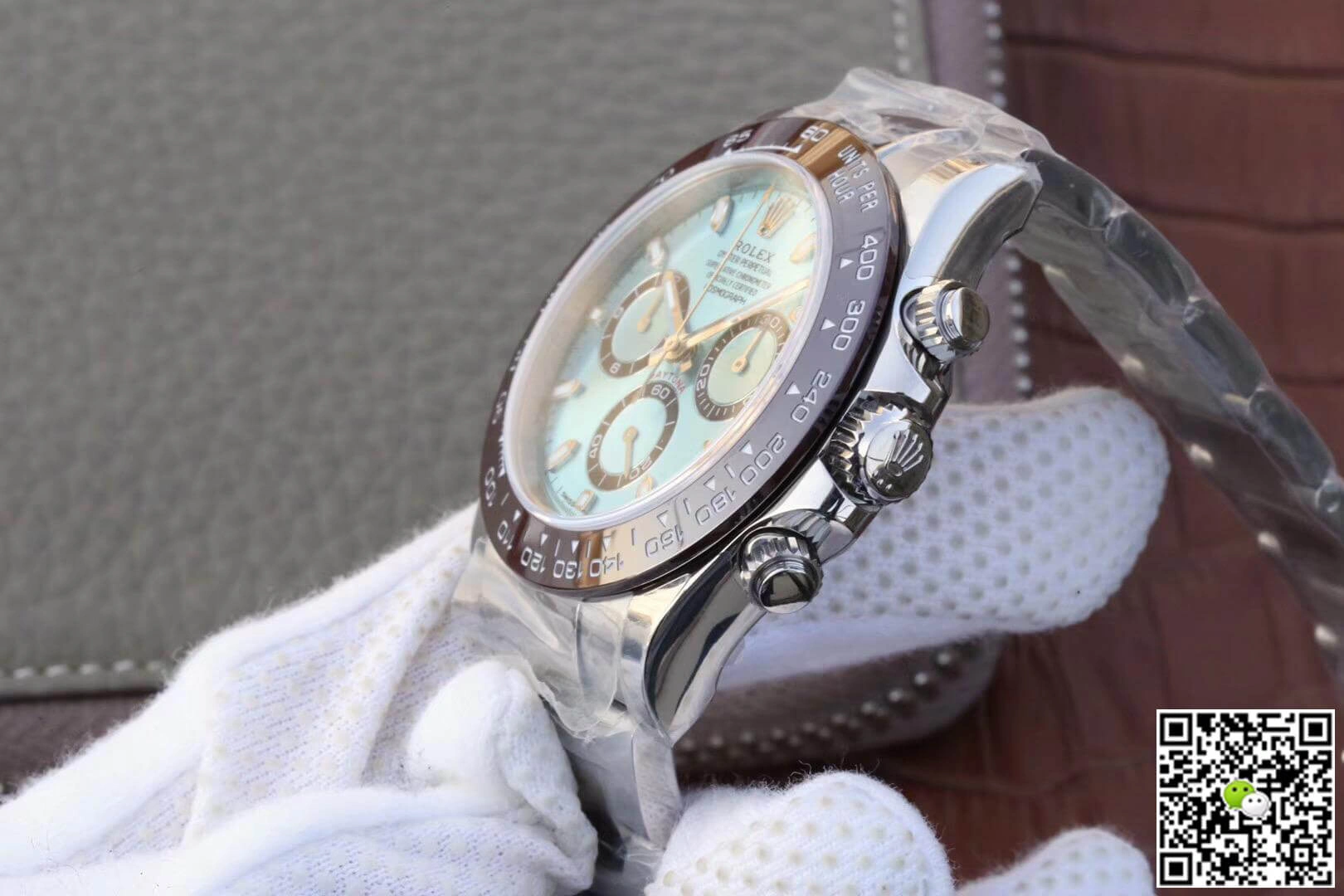 Rolex Daytona Cosmograph 116506 Noob Factory 1:1 Best Edition Replica Watch Swiss ETA4130 Ice Blue Dial