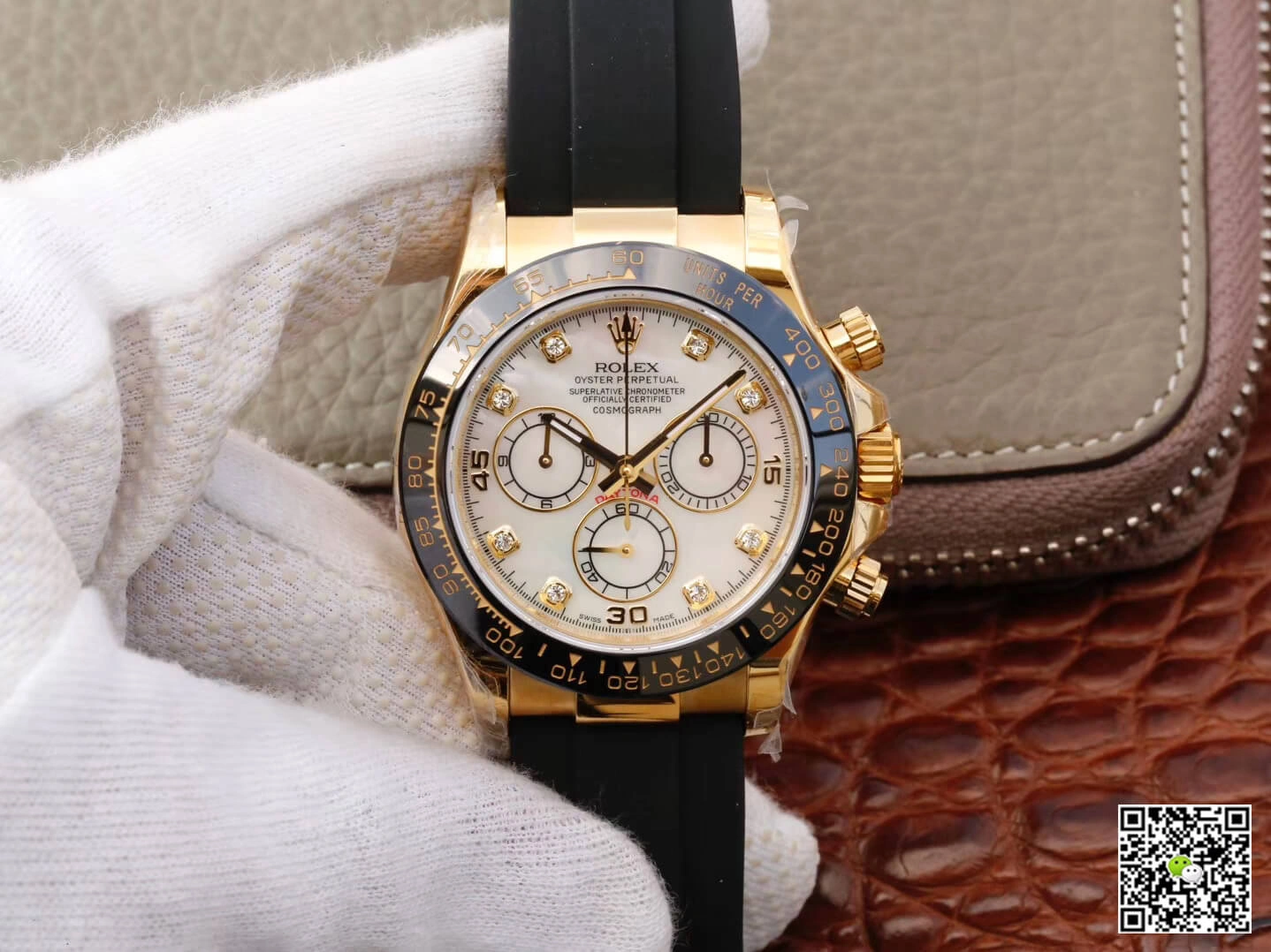 Rolex Daytona Cosmograph M116518ln-0037 JH Factory 1:1 Best Edition Replica Watch V6 White Diamond Dial