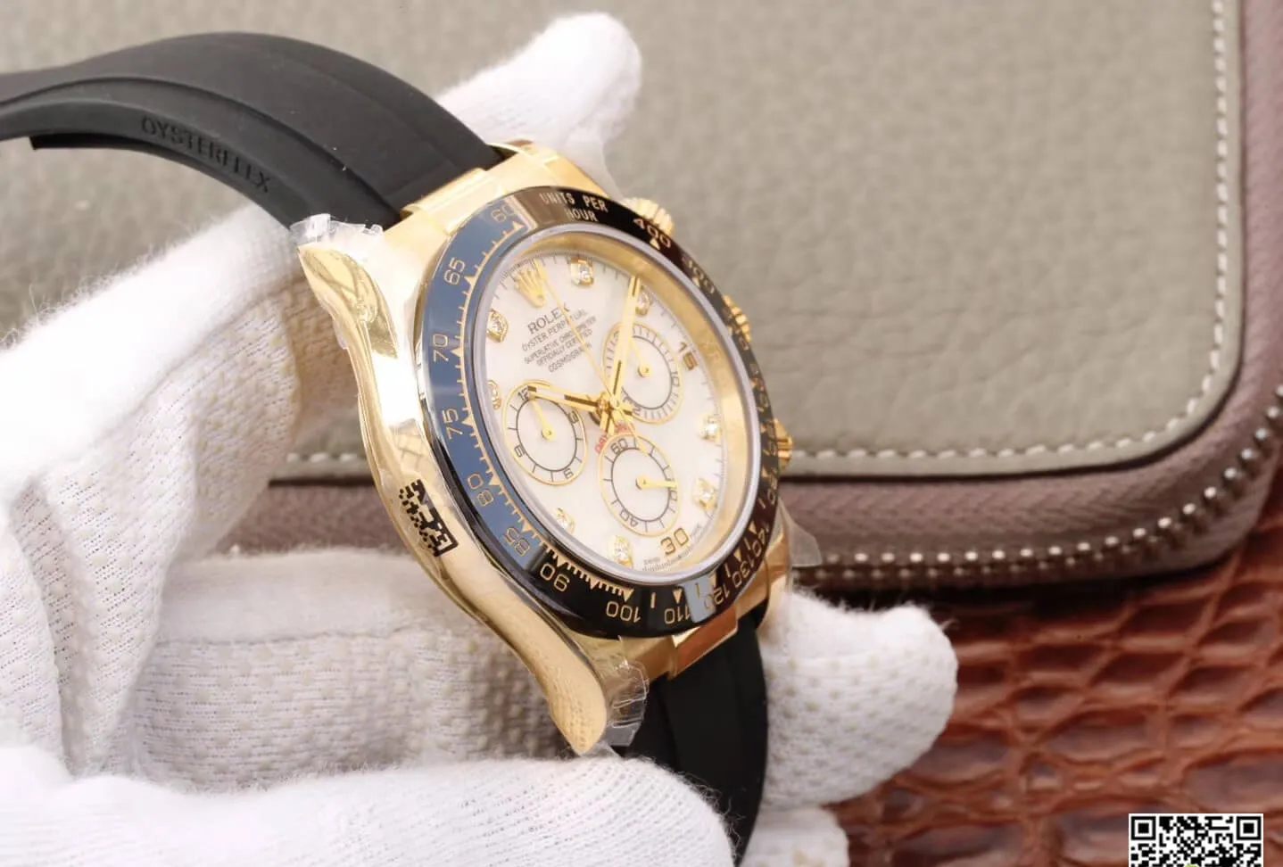 Rolex Daytona Cosmograph M116518ln-0037 JH Factory 1:1 Best Edition Replica Watch V6 White Diamond Dial