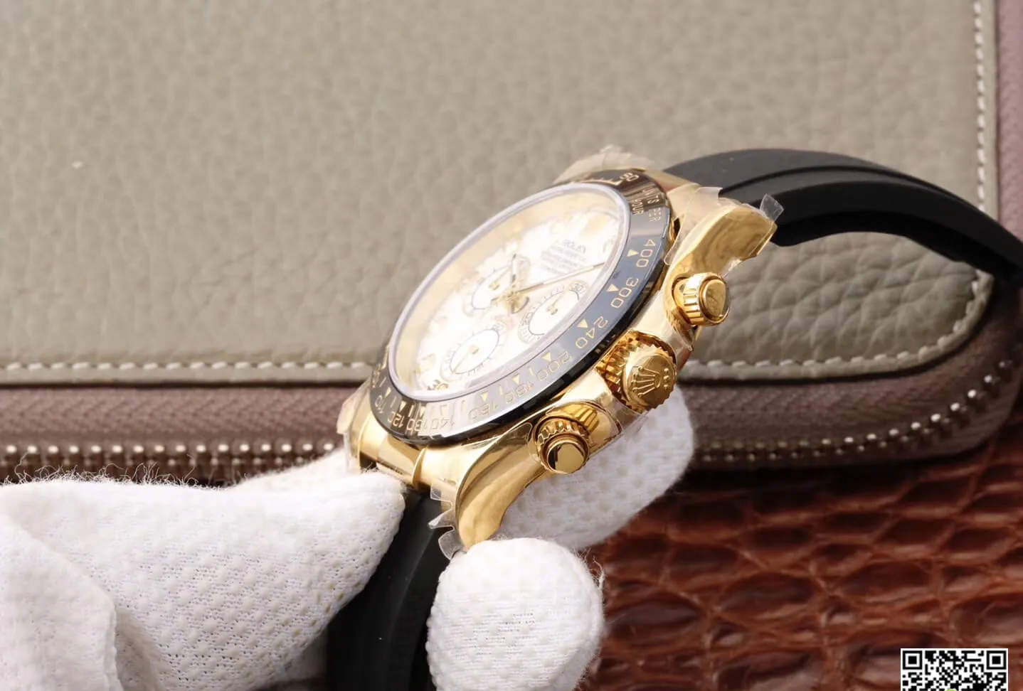 Rolex Daytona Cosmograph M116518ln-0037 JH Factory 1:1 Best Edition Replica Watch V6 White Diamond Dial